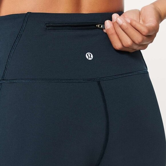 Lululemon On Your Mark Crop 23" Nocturnal Teal - Picture 4 of 14